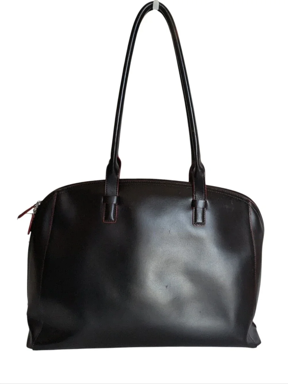 Lodis Audrey Buffy Domed Leather Work Shoulder Tote Bag